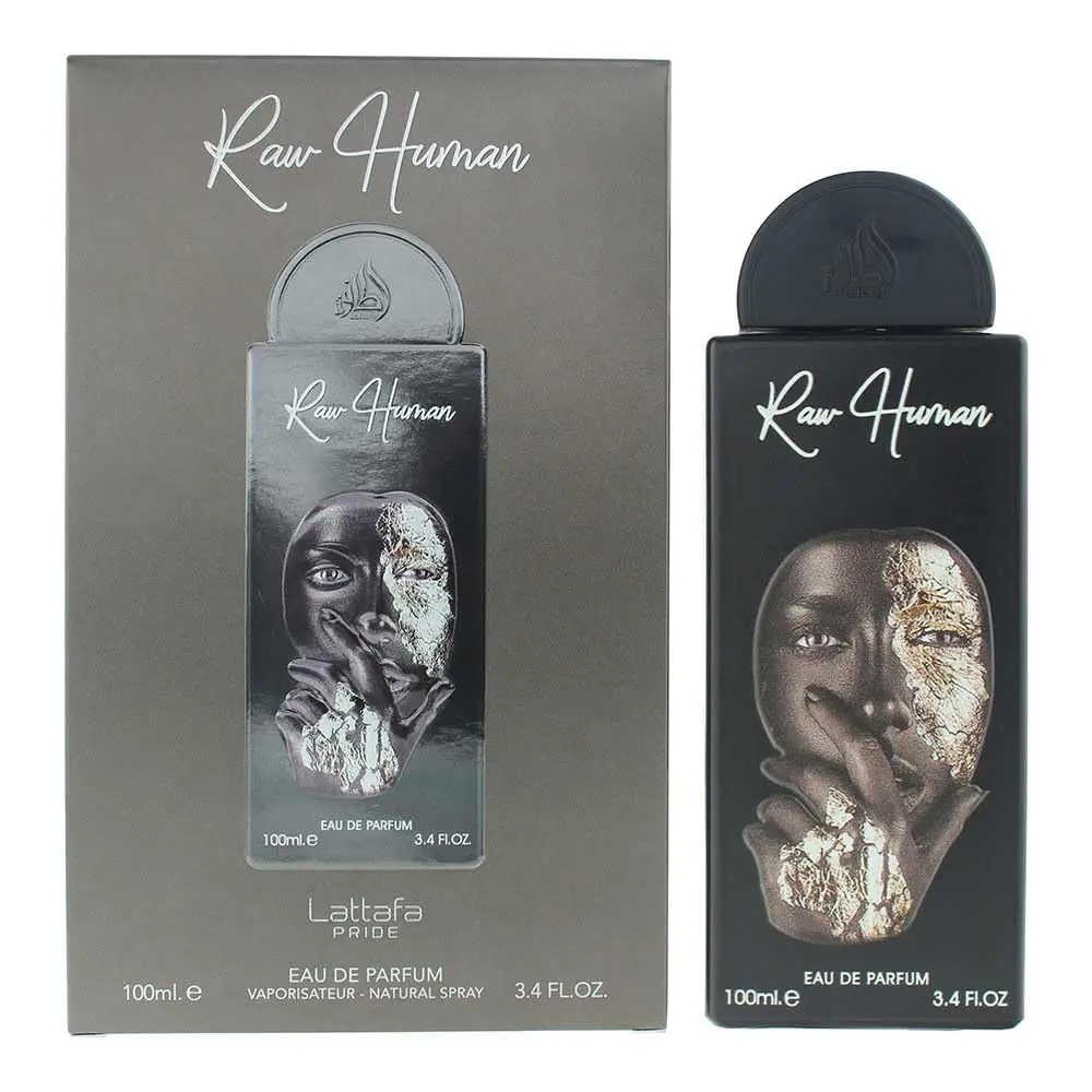 Lattafa Pride Raw Human 100ML EDP Spray - Apricot Plum Pink Pepper Fragrance for Intimate Connection