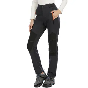 Women's Snow Ski Pants Hiking Outdoor Waterproof Windproof Fleece Warm Snowboard Pants