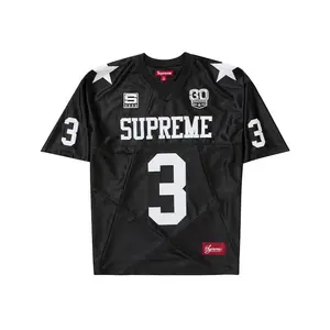 Supreme Men's Star Football Jersey Black, from StockX
