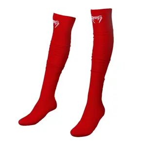 Venum Elite Performance Long Socks - Red/White Crewsocks