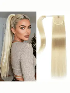 14-22 Inches Clip-In Curly Ponytail Extensions Made from Real Human Hair in Natural Black, Brown, Balayage, And Blonde Shades, Perfect for Women
