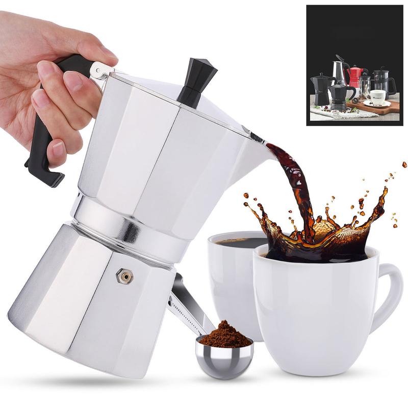 Stovetop Espresso Maker 3 Cups Pot Coffee Maker