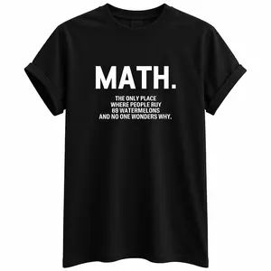 Men's math humor, playful design for teens and young adults Graphic T-Shirt - Short Sleeve Crew Neck Regular Fit Casual Wear | Soft & Breathable Fabric, Durable Print, Everyday Comfort, Machine Washable