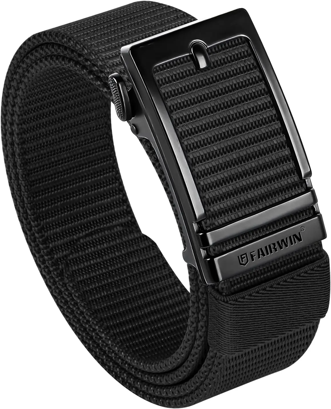 Men's Tactical Nylon Web Belt, Heavy Duty Adjustable Ratchet Waist Belt with Auto Lock Buckle, Great Christmas, Birthday, Father's Day Gift, Everyday
