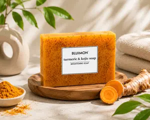 Turmeric & Kojic Acid BrighteningSoap, Kojic Acid Soap, Soap Body Care BodyWash Lemon Flawless Organic Daily Fragranceturmeric soap