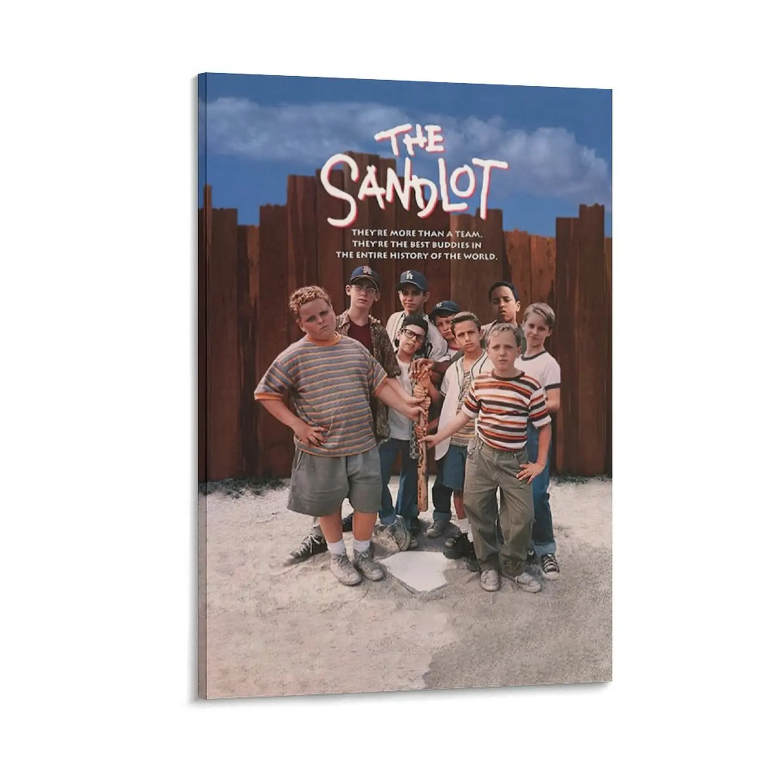 The Sandlot Poster 4 Poster Canvas Wall Art For Bedroom Decor Bar Office Room Decor Gift