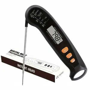 BBQ Essential & Digital Meat Thermometer - 3s Instant Read Backlight Magnetic Waterproof for Steak Cooking, Grilling, Frying, Roasting Kitchen Utensils,Labor Day Special Gifts for Men Him Dad Birthday Kitchenware Oven Modern,Halloween Gift