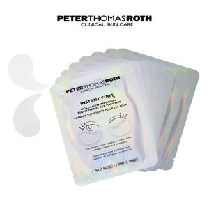 Peter Thomas Roth Instant FIRMx Collagen Infusion Tightening Eye Patches (8 Pairs), Color Changing Collagen Mask, Hydrating Gel Patches with Niacinamide & Hyaluronic Acid, Brightening, Serum