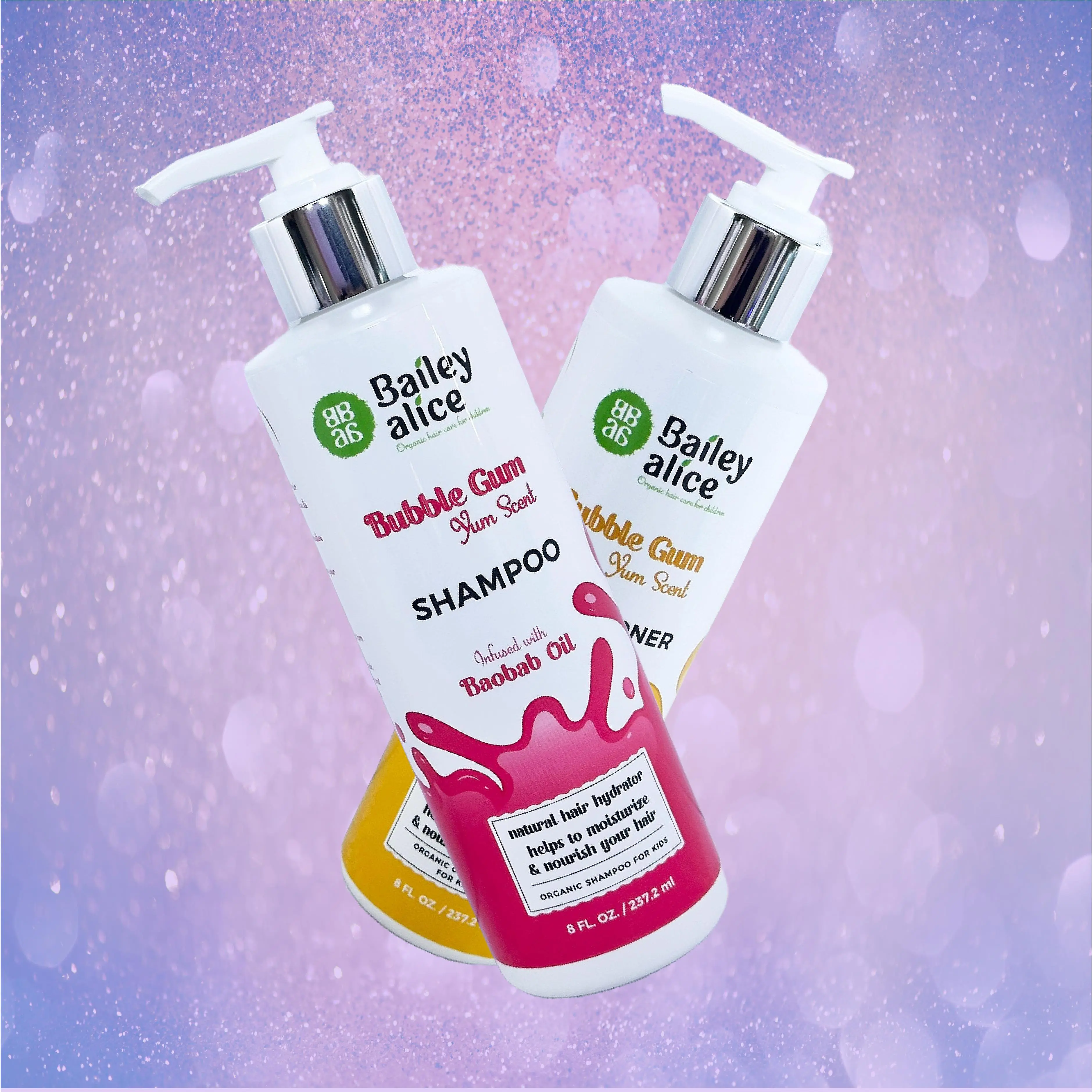 Baobab Shampoo and Conditioner - Bubble Gum Yum