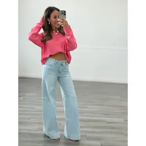 Judy Blue Star-Crossed Sally Wide Leg Jeans (Reg. and Plus)