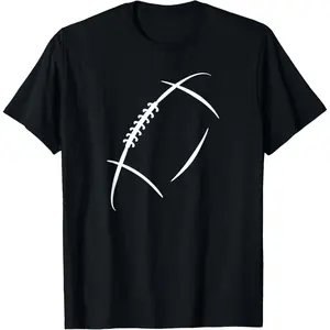 American Football Silhouette Football T-Shirt