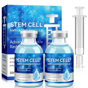 Stem Cell Serum for Face, Stem Cell Anti-Aging Ampoule, Anti Aging Smooth Nourish & Moisturize Skin Serum-1.2 fl.oz