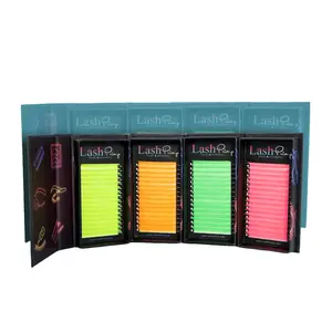 Lash Primp Color Neon Color Lash Trays .07 Eyelash Extensions