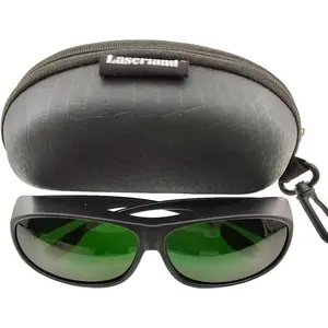 Wrap-Around Welding Glasses Safety Welding Lens with Strap Non-Slip Anti-Scratch UV Protection Laser Hair Removal Protective Glasses