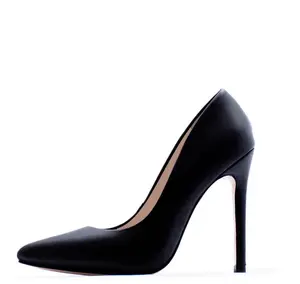 Heels For Men & Non-Binary | Lidia Talavera High Heel Pumps for Men, Women, and Nonbinary | Renata Black Pointed Toe Pump
