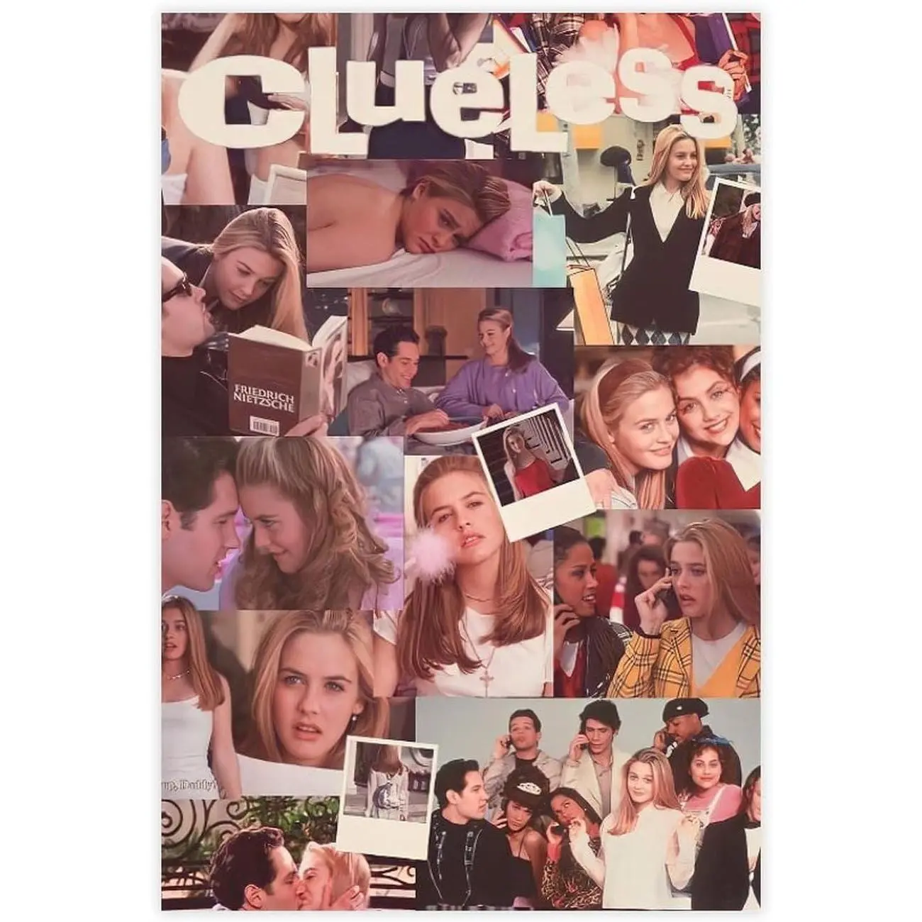 Clueless Movie Decorative Canvas Poster Print - Whimsical Home Decor, Multi-Size, Garden & Bedroom Wall Art, Office Room Ornament, Gift Option (As the Image Shows)