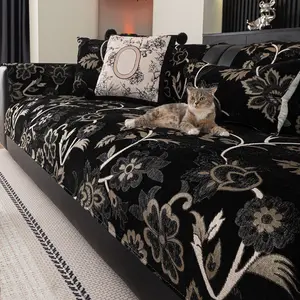 chenilleSofa Cushion, High-End Luxurious Feel, Suitable for Office Bedroom Living Room Decor, Non-Slip Pet-Friendly