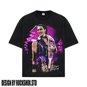 Rhea Ripley - Mami The Nightmare - WWE Edition Double Printed Oversize Lightweight Tee Vintage WWE4U Fans TV Series Graphic Design Top Cotton Wrestling Streetwear T-Shirt Clothes Menswear Womenswear.