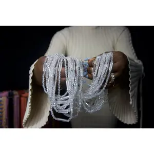 Diamond Dew elastic string waist beads