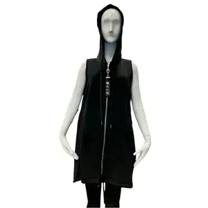 Sport Black Zipper Vest
