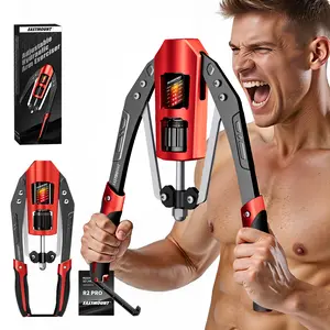 EAST MOUNT Twister Arm Exerciser R2Pro Adjustable 22-440lbs Hydraulic Power Upgraded Power Twister Home Chest Expander Shoulder Muscle Training Fitness Equipment Arm Enhanced Exercise Strengthener