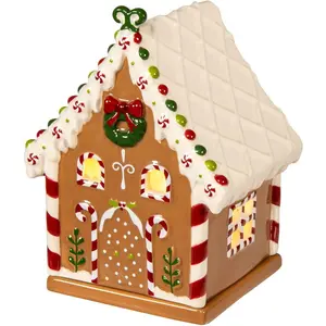 Gingerbread House Holiday Wax Melt Warmer 🎄   Christmas Vibe Hack! Festive Aroma + Adorable Tabletop Decor For Home