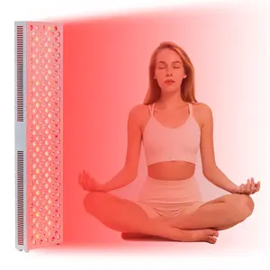 GARVEE Red Light Therapy for Face and Body, 4 Wavelengths Near Infrared Light Therapy, RT 1000 Red Light Therapy Device 200 Beads LEDs, High Power Output Red Light Panel for Skin, Pain, Energy, Recovery