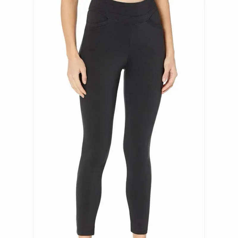 prAna Monte Baldo High Rise Waisted Leggings with Pockets, Tencel Modal, Black, Size XS, Retail $88