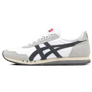 Onitsuka Tiger Dualio Fabric and Leather Low-Top Sneakers for Men and Women, Comfortable, Versatile, and Slip-Resistant Trending Shoes, House White Official Shoes to Get / Maison Mihara Verifiable, with credentials and supporting global authentication