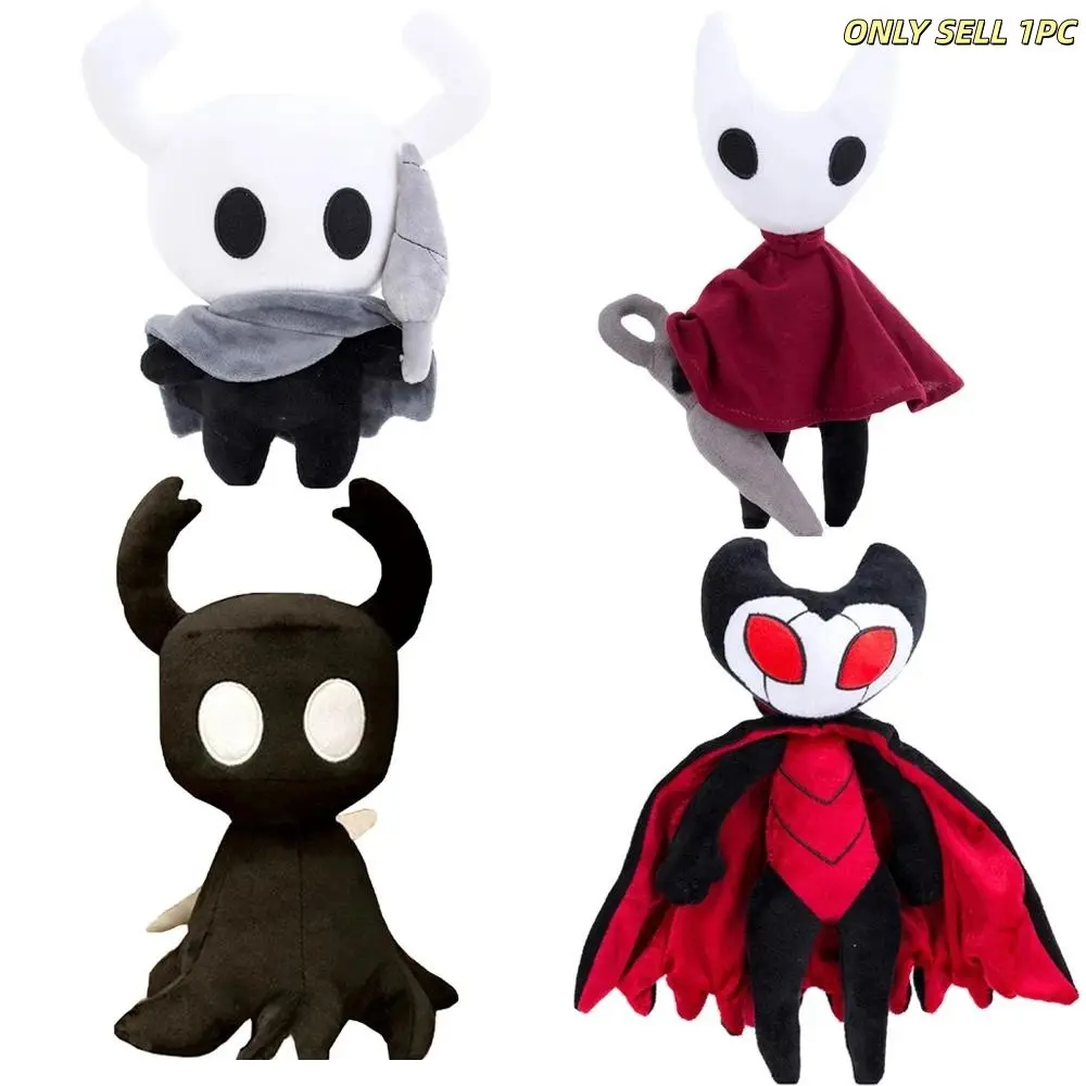Hollow Knight Plush Toys, Stuffed Animal, Soft Stuffed Animals, Cushions, Soft Stuffed Figure, for Home Decor & Gaming Enthusiasts, Detailed Silk Song Character Figurines, Collectible for Game Fans, Gift for Boyfriends or Brothers, High Quality