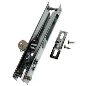 Barton Kramer 5497227 Chrome Patio Door Lock Set with Key