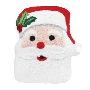 C&F Home St. Nick Santa Claus Christmas Shaped Throw Pillow