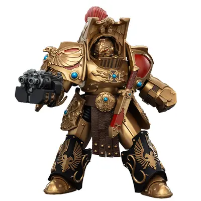 JOYTOY Warhammer The Horus Heresy Blood Angels Legion Praetor in Tartaros Terminator Armour JOYTOY Warhammer The Horus Heresy Blood Angels Legion Praetor in Tartaros Terminator Armour