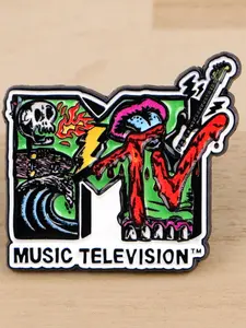 Trendy Skeleton Band Enamel Brooch, Vintage Punk Style Badge, Fashion Pin for Bags, Clothing, Hats, Halloween Party Gift, Accessories, Fashion Accessory