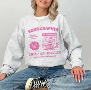 Sonographer Crewneck, Ultrasound Technician Sweatshirt, RDCS Sweater, Gift for Future Sonographer, Diagnostic Imaging Radiology