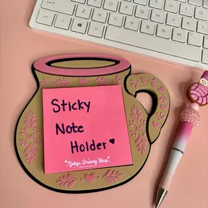 Mexican Jarrito Cantarito Sticky Note Desk Holder, Desk Decor, Office Decor, Cantarito Sticky Note Holder der