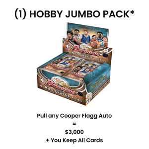 2025 Bowman Basketball Hobby Jumbo Pack ($3,000 Bounty)