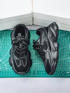 New Breathable Dad Shoes, Men's Mesh Patchwork Casual Sports Shoes, Thick Sole Shock Absorption Anti-Slip Durable Running Shoes, Streetwear Trendy Sneakers