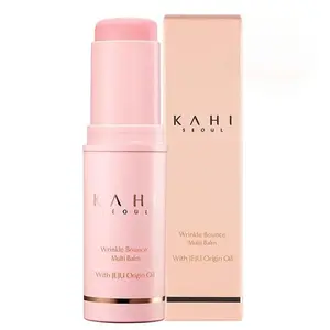 KAHI Wrinkle Bounce Multi Balm Stick – PDRN & Collagen Anti-Aging Stick | Multi-Use Hydrating Balm for Face, Lips & Neck with Salmon Collagen, Jeju Fermented Oil & PDRN | Radiance-Boosting, Moisturizing & Nourishing Skin Repair