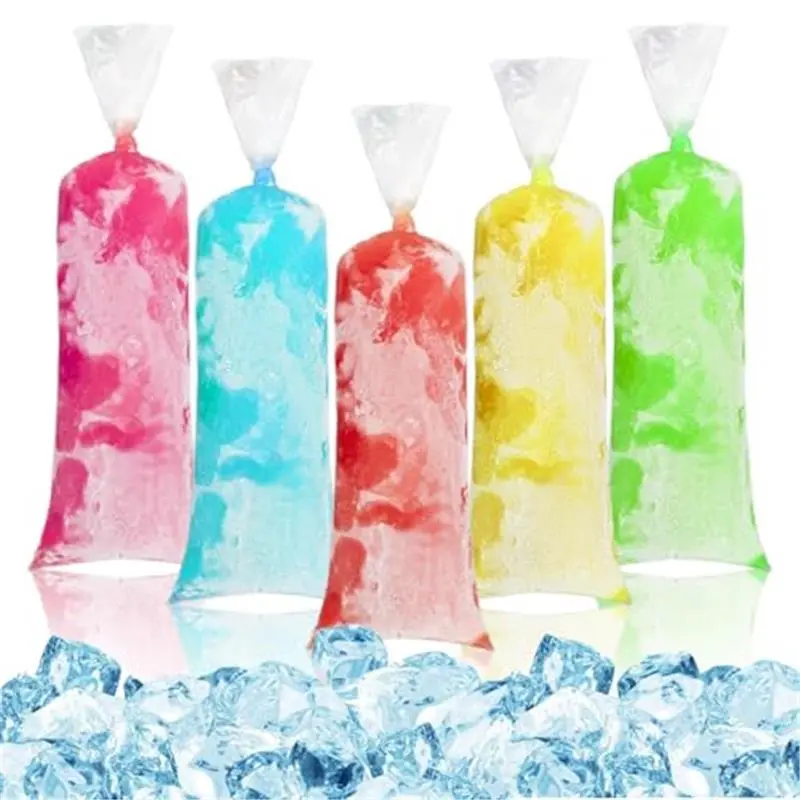Mold-Resistant Kitchen Plastic Popsicle Wrapper Bags, 100 Pcs (11.8x3.9in/30x10cm) - Freeze Bags for DIY Snacks, Beach Trips