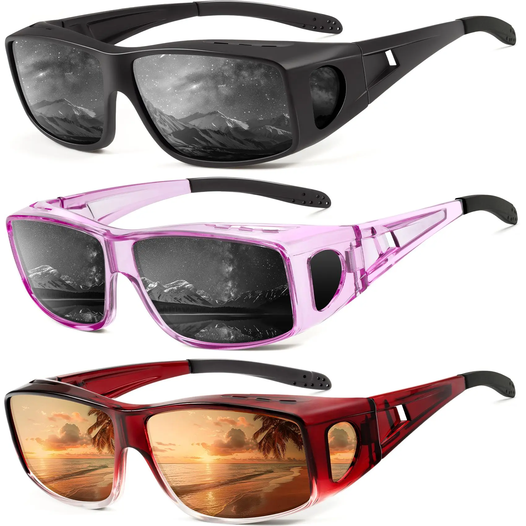 Matte BLK/Grey,Purple/Grey,Wine Red/Brown