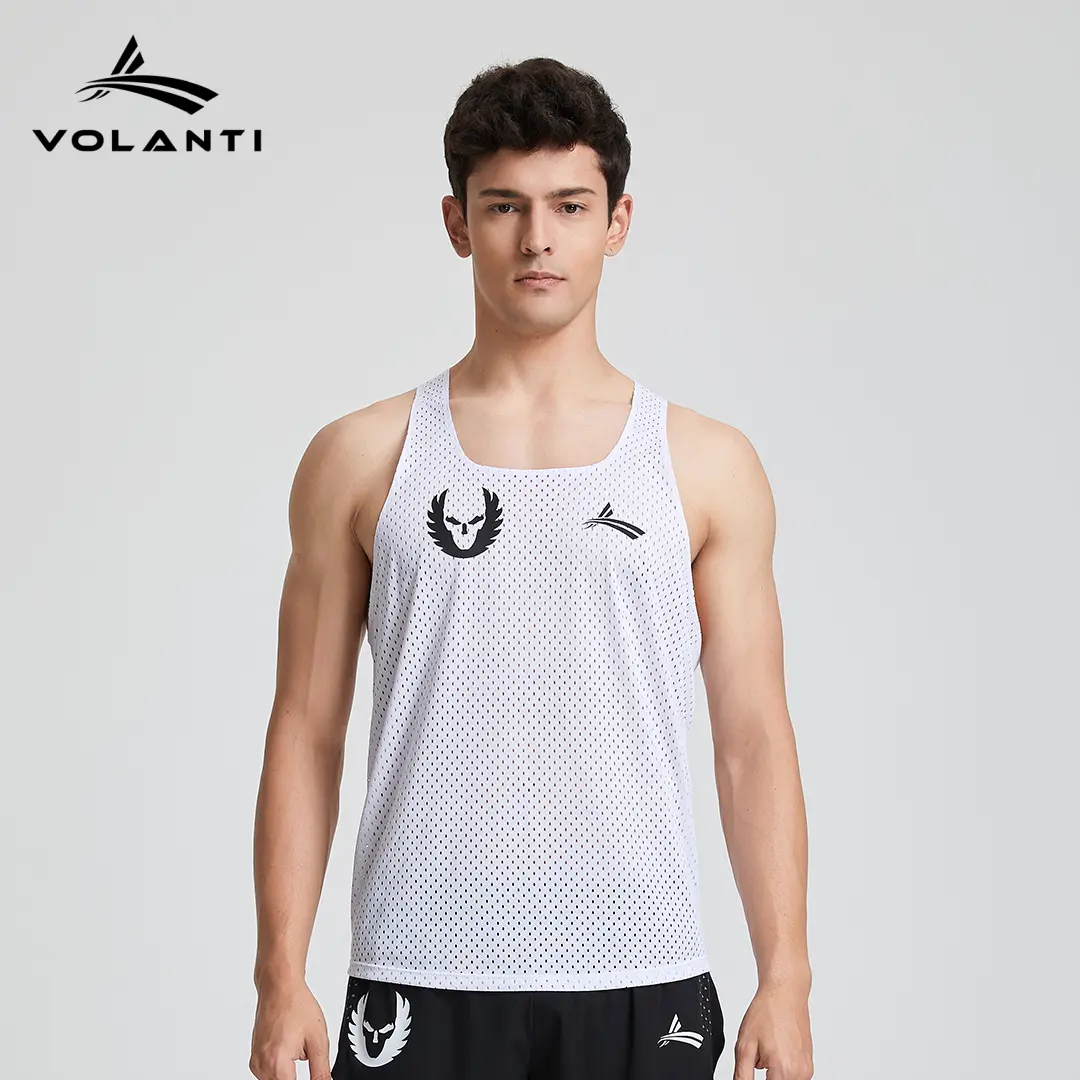 Volanti Vests | Men's Marathon Racing Tank Tops Quick Dry Moisture Wicking Lightweight Breathable Cooling Comfort High Stretch Sleeveless Athletic Tops For Long Distance Running Track And Field Gym Workout And Competitive Sports Races