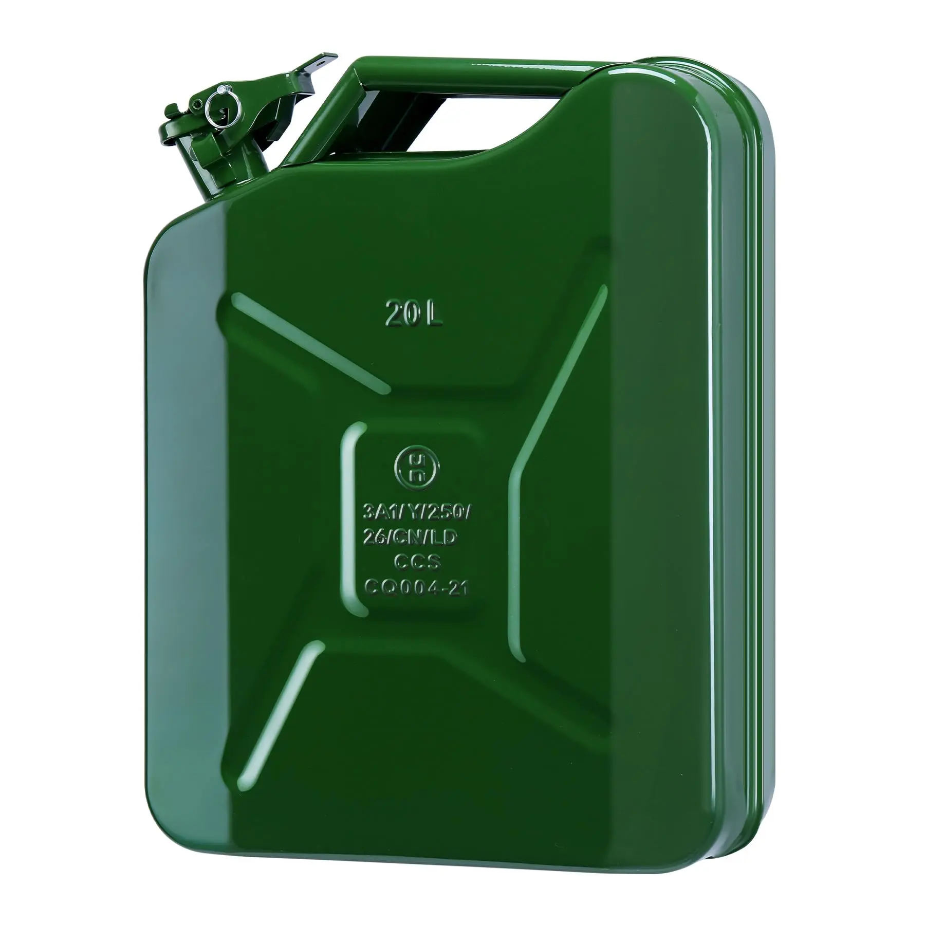 Metal Storage Jar, Versatile Water and Liquid Container for Cars, Trucks, Motorcycles, Durable 5 Gallon Metal Jar for Automotive Equipment, Spout & Handle Include