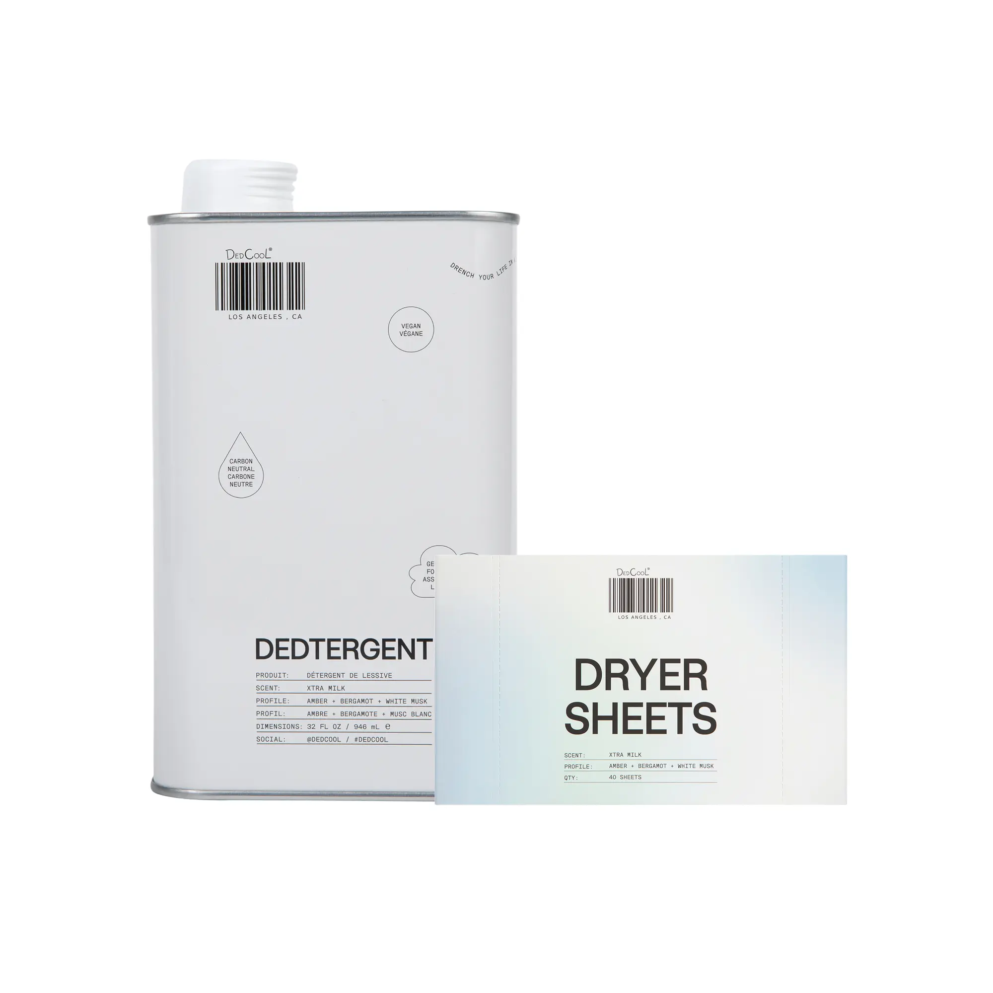 Xtra Milk Wash Duo – Dedtergent + Dryer Sheets