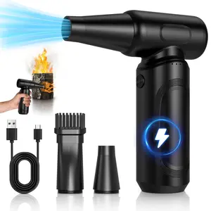 180000RPM Electric Dust Collector, Rechargeable Brushless Motor Dust Collector, 3-speed Adjustable Dust Collector for Computer, Keyboard, Outdoor, House and Car