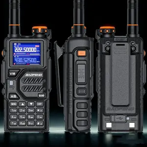 FCC-Certified GMRS Radio UV-5G Plus: Legal for US Wilderness Use | 969 CHIRP Channels & NOAA Weather Alerts | USB-C + Desktop Charger Included