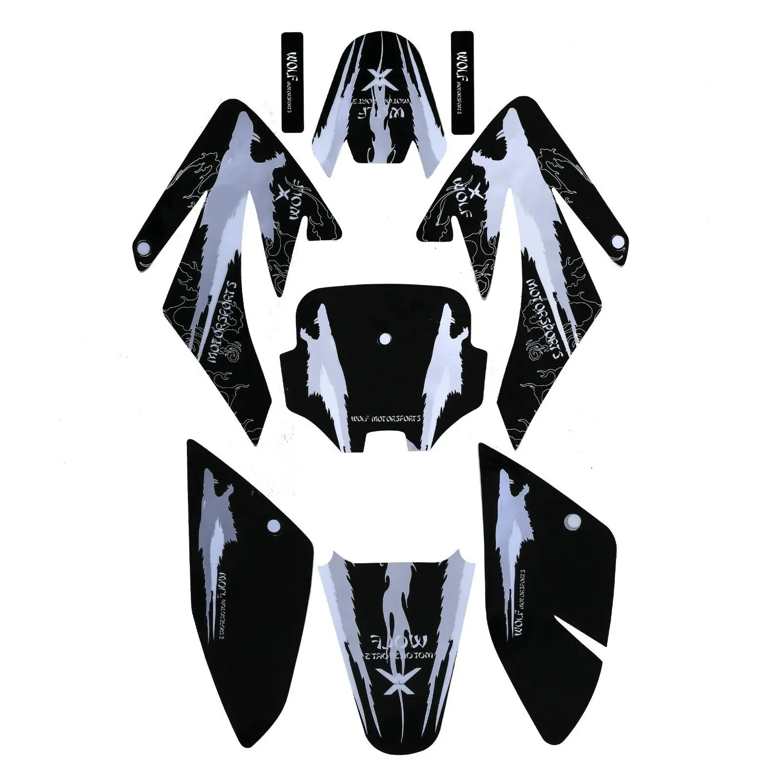 Graphics Decals Stickers Set for For Honda CRF70 125cc 140cc 150cc 160cc Dirt Pit bike SSR