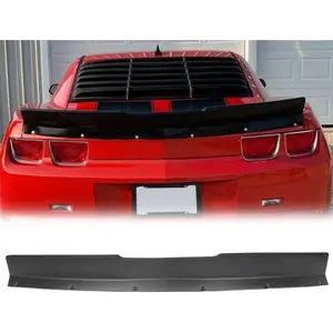 HECASA Rear Trunk Spoiler Wing Compatible with 2010-2013 Chevy Chevrolet Camaro LS LT SS 2SS 1SS 1LT ZL1 Rear Trunk Lid Wing Spoiler (Black) Car Accessories