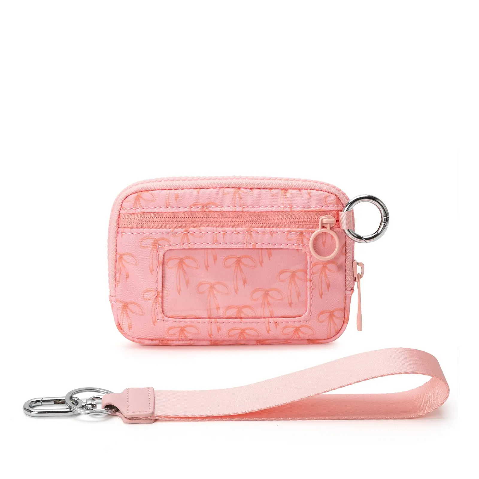 light pink bow print