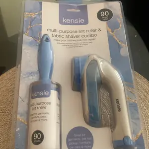 Multi purpose lint roller & fabric shaver combo